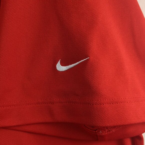 Nike Polo Shirt Adult Mens X-Large Red Dri-Fit Golf Outdoors Casual Ford Direct - Picture 5 of 10